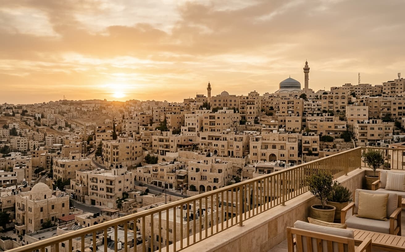 Economy travel to Amman