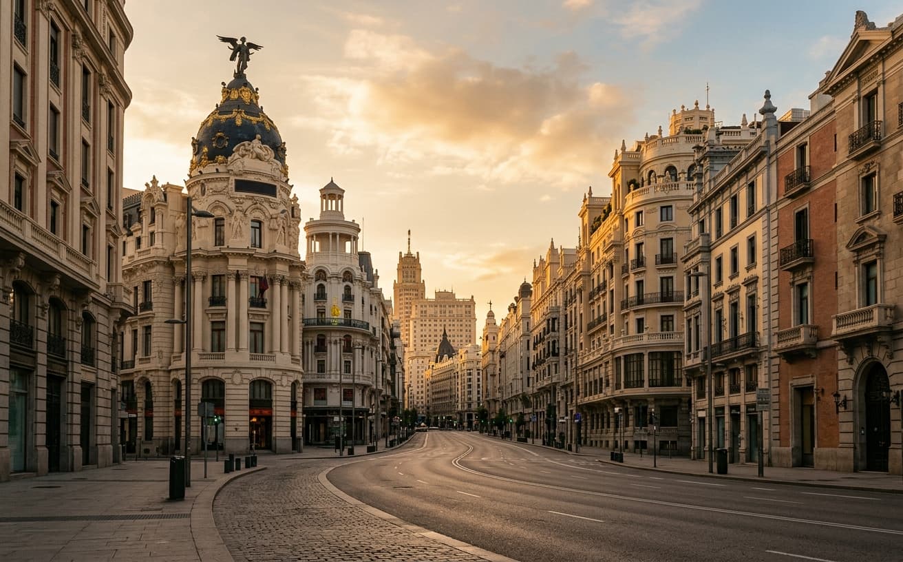 Economy travel to Madrid
