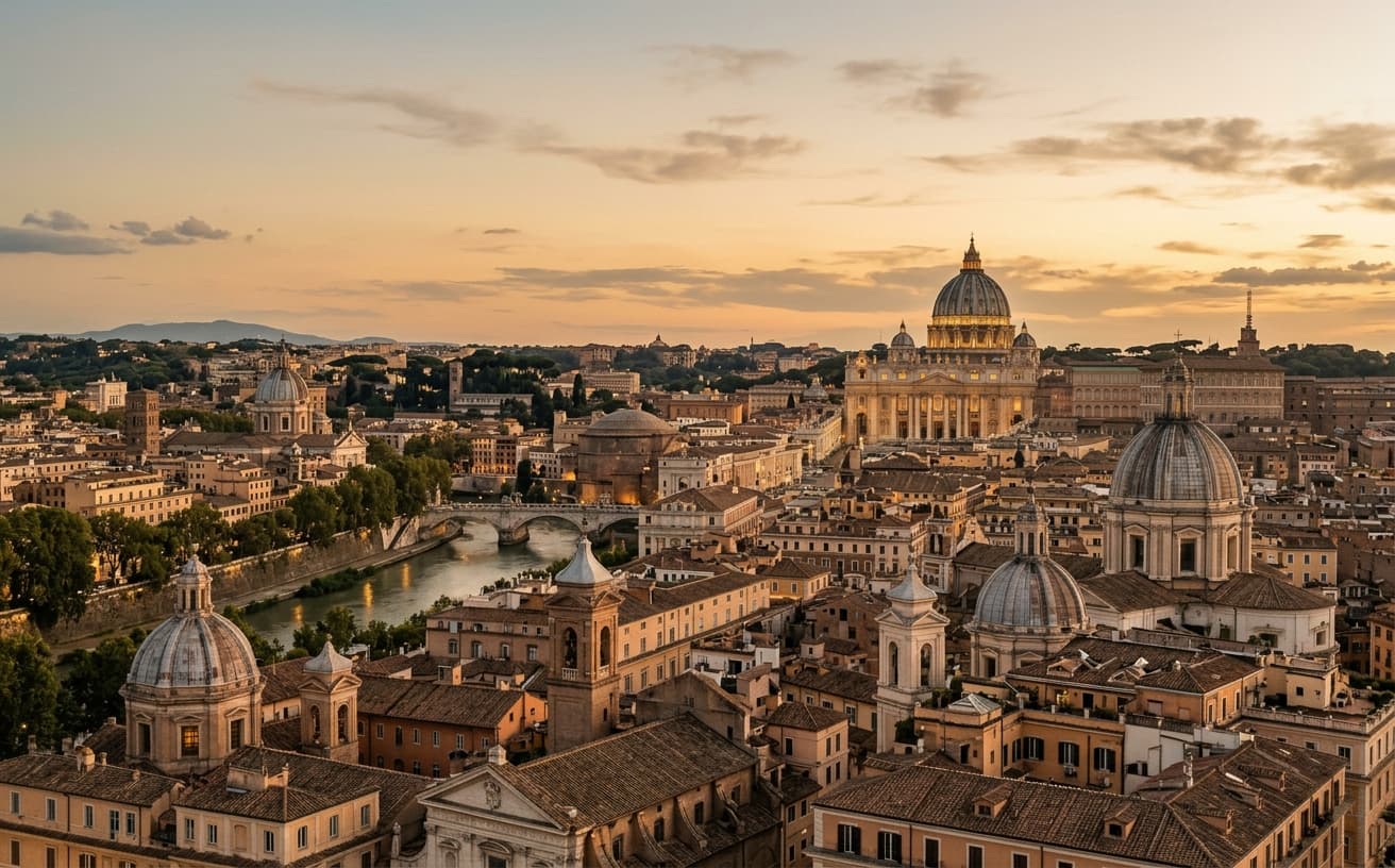 Economy travel to Rome