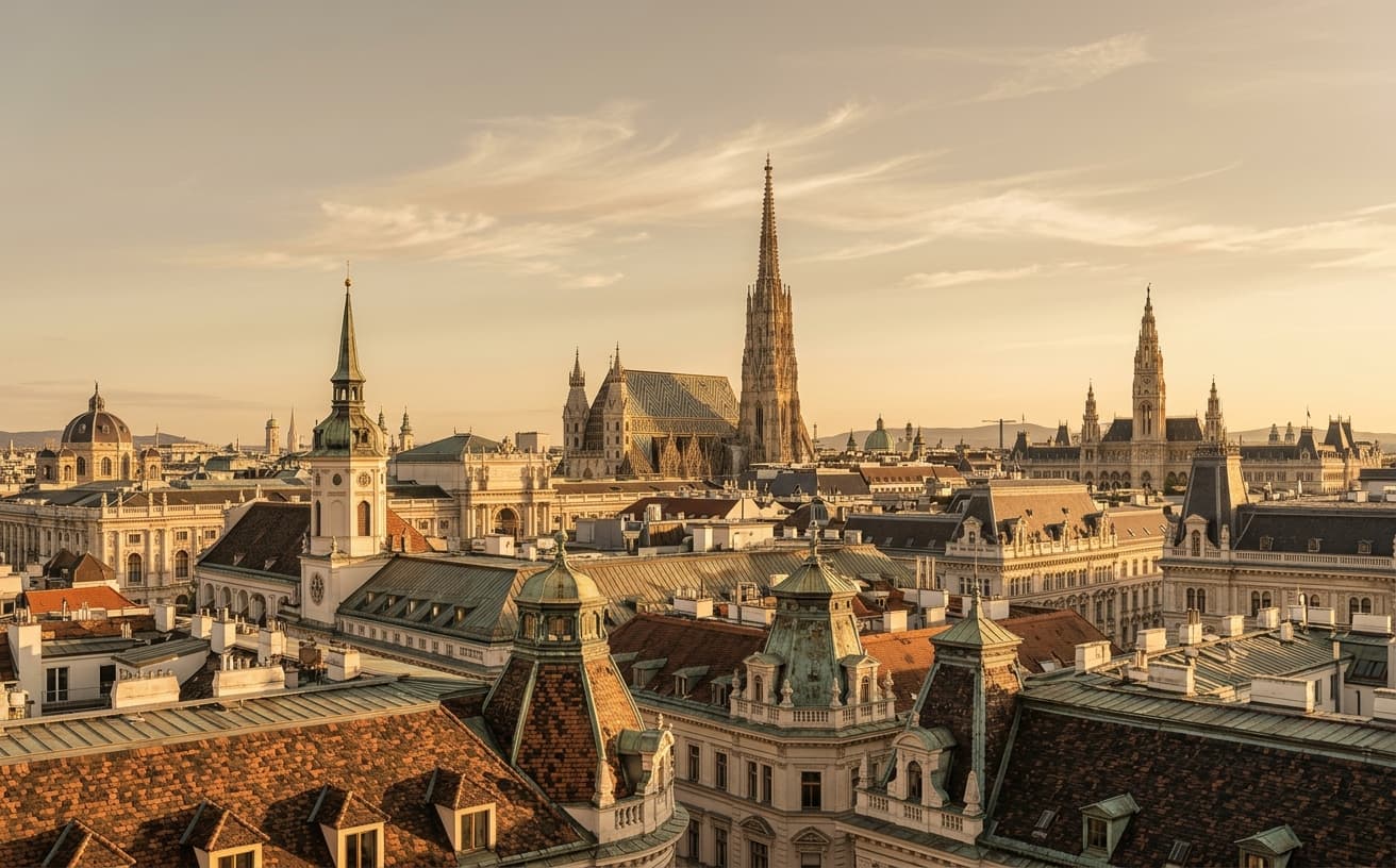 Economy travel to Vienna